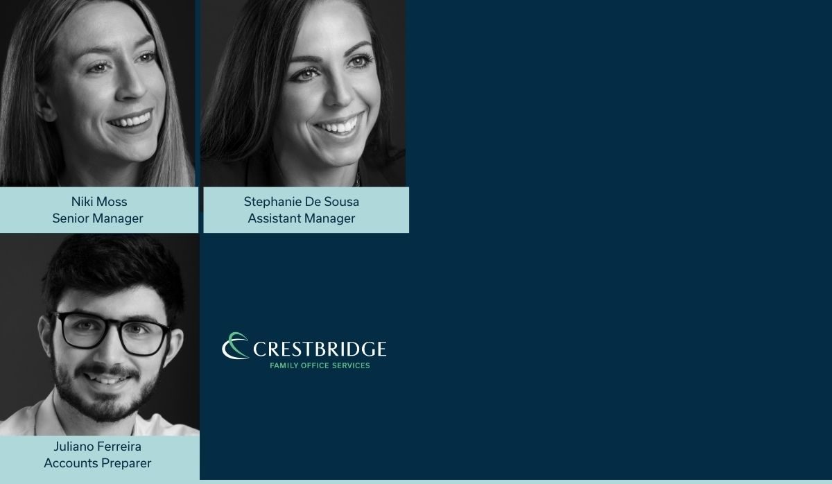Crestbridge Family Office Services congratulates three on summer promotions